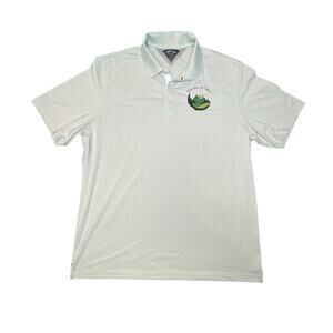 Adipure by Adidas Golf Shirt Men 2XL Embroidered w/ Northwest 19th Holers